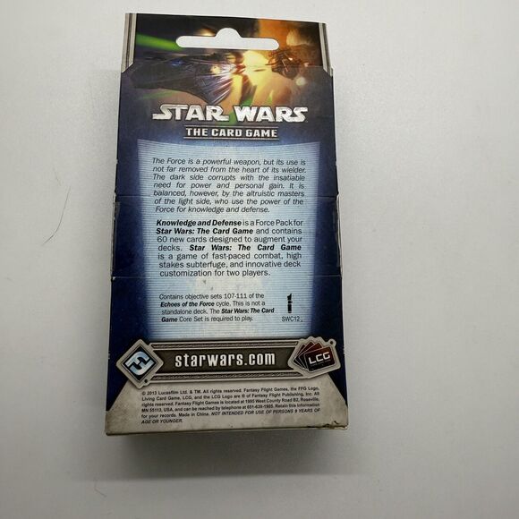 STAR WARS Card Game - KNOWLEDGE AND DEFENSE & BATTLE OF HOTH Force Packs - Picture 5 of 13